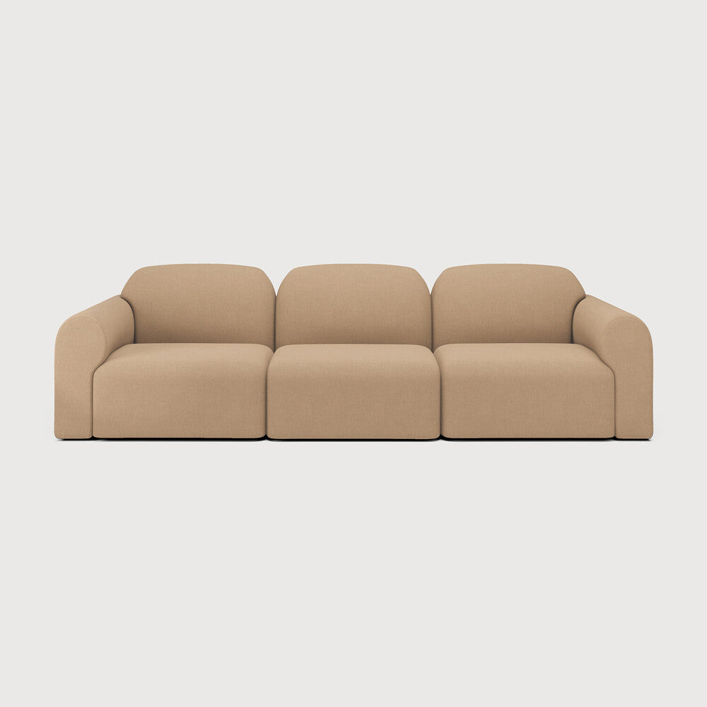 Bulky modular sofa set